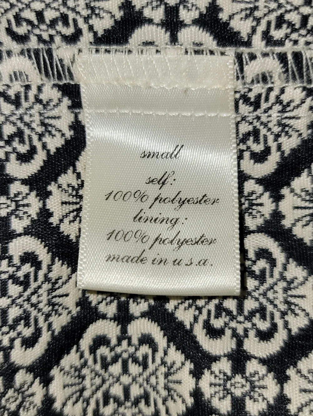 miami Strapless Sheath Dress in Black and White Tile Print - Picture 8 of 13